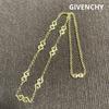 Used Givenchy G Logo Motif Long Necklace Vintage