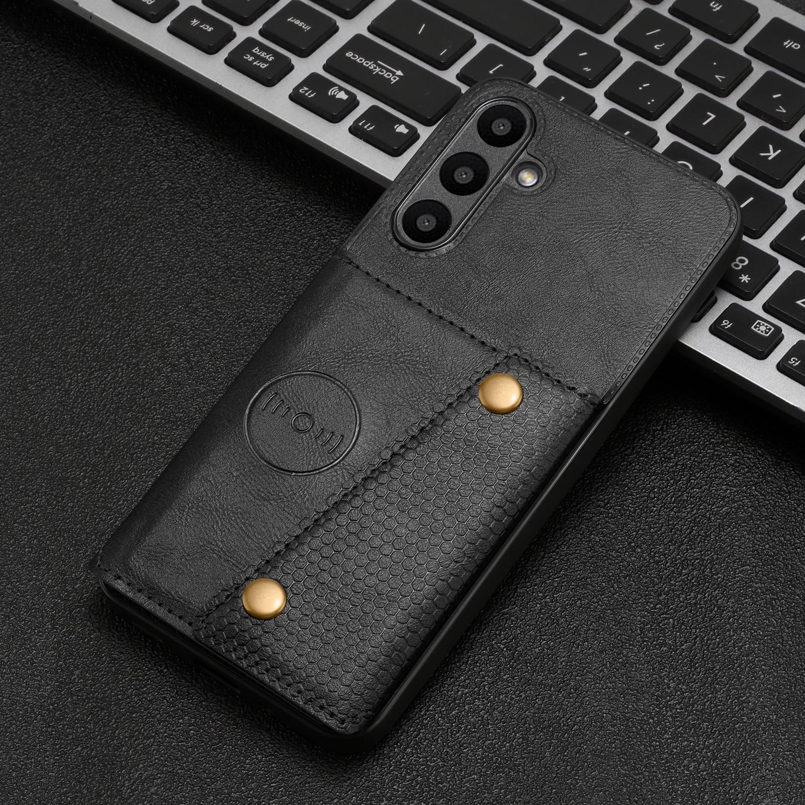 

Card Holder Phone Case for Samsung Galaxy A17 A16 A36 A56 A26 A07 A06 A15 A25 A35 A55 A05S A05 Slot Holder Kickstand Cover Etui For Galaxy A56 чорний