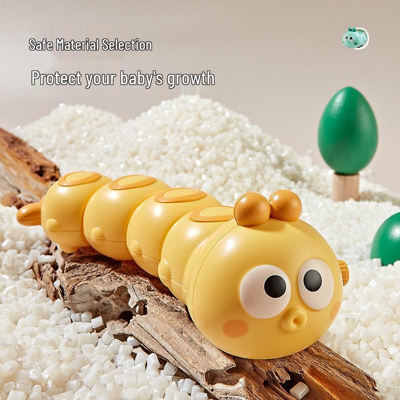 Infant & Toddler Wind-up Caterpillar and Clownfish Rocking Toy - Educational Baby Toy
