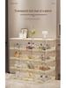 Clear Foldable Luxury Shoe Cabinet with Flip-Top Dustproof Design for Sneaker Storage