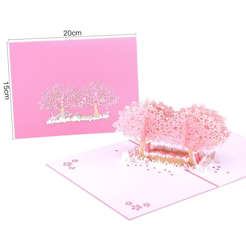 3D Rose Pop Up Card, Valentines Day Card, Mothers Day Birthday Card, Anniversaries Weddings Flower Greeting Card With Envelope