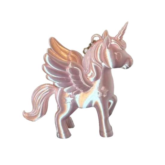 3D Printed Unicorn Figurines Cute 3D Printing Animals Statues розовый