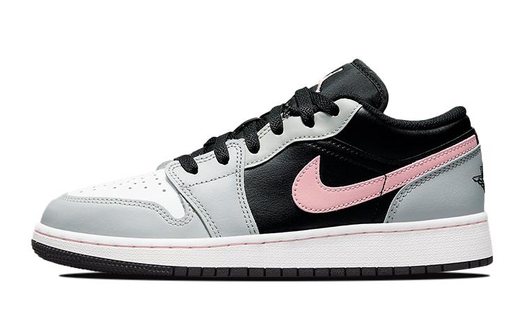Jordan 1 Low Black Grey Pink GS 553560-062 40