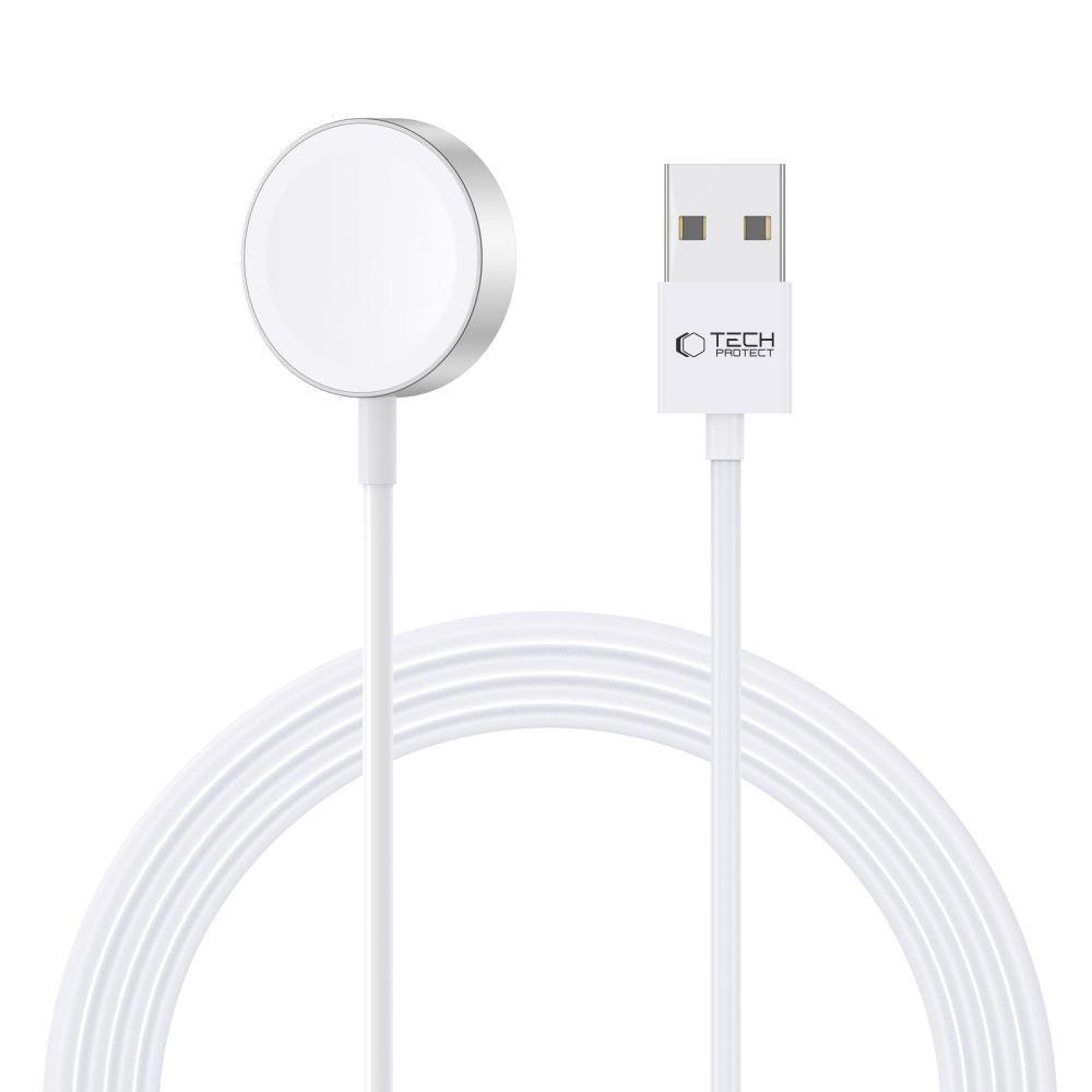Magnetic Inductive Charger For Apple Watch 1.2M Usb-A Ultraboost - White