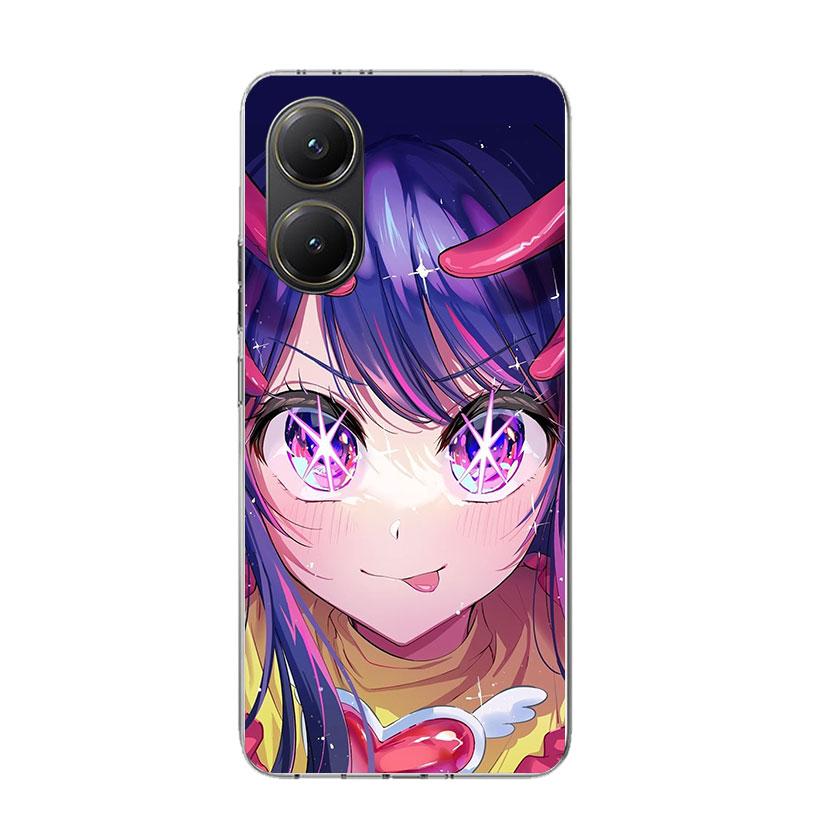 Oshi No Ko Phone Case For Xiaomi Poco X7 X6 X5 Pro F7 Ultra Redmi 15C 15 13 13C 12 12C 10 10A 10C 9 9A 9C 9T Cover Poco X7 X6 X5