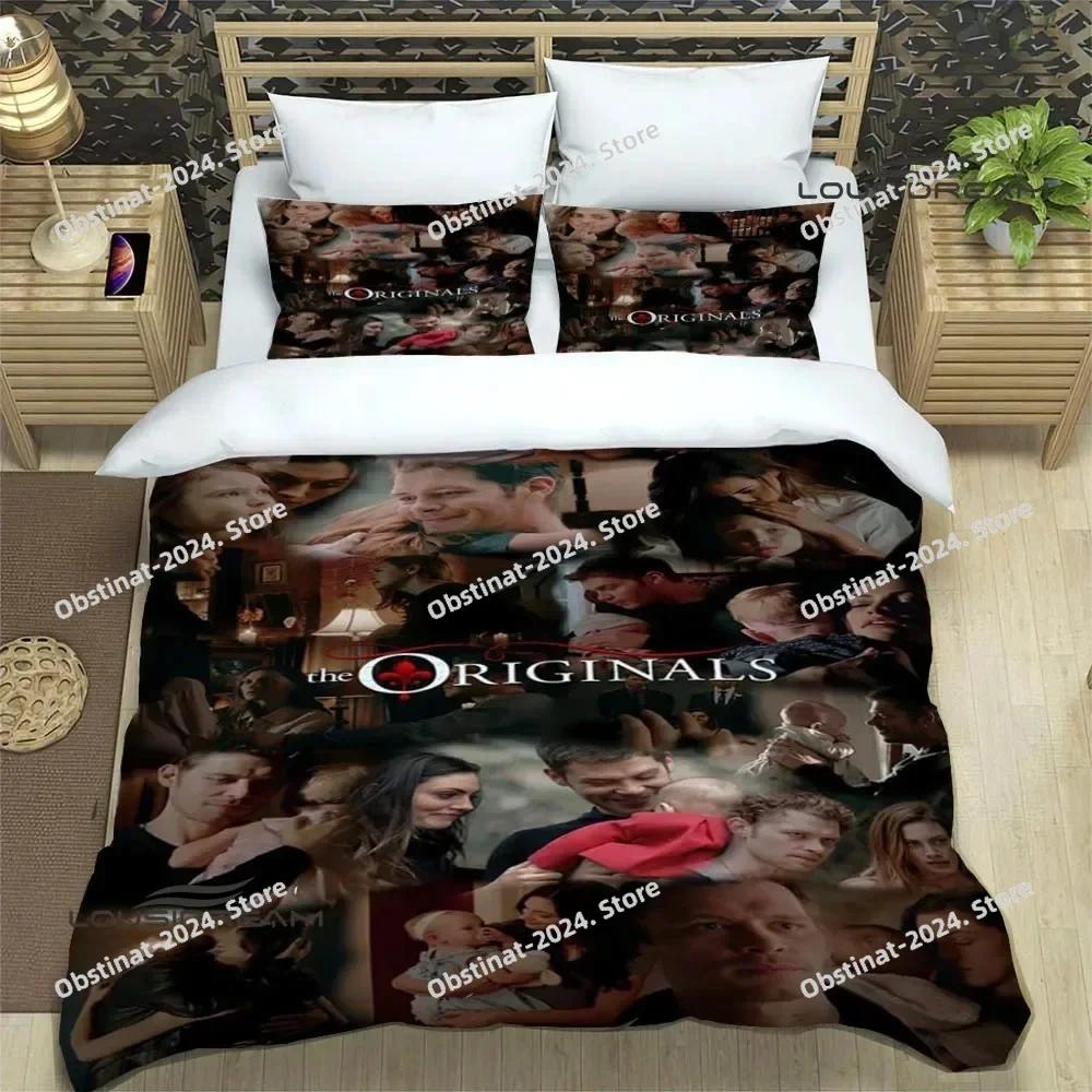 The originals Klaus Mikaelson Beding Set Printed Bed Linen Set With Pilowcase Soft Duvet Cover Soft Single Double Quen Super King-Sized Dimensionsd