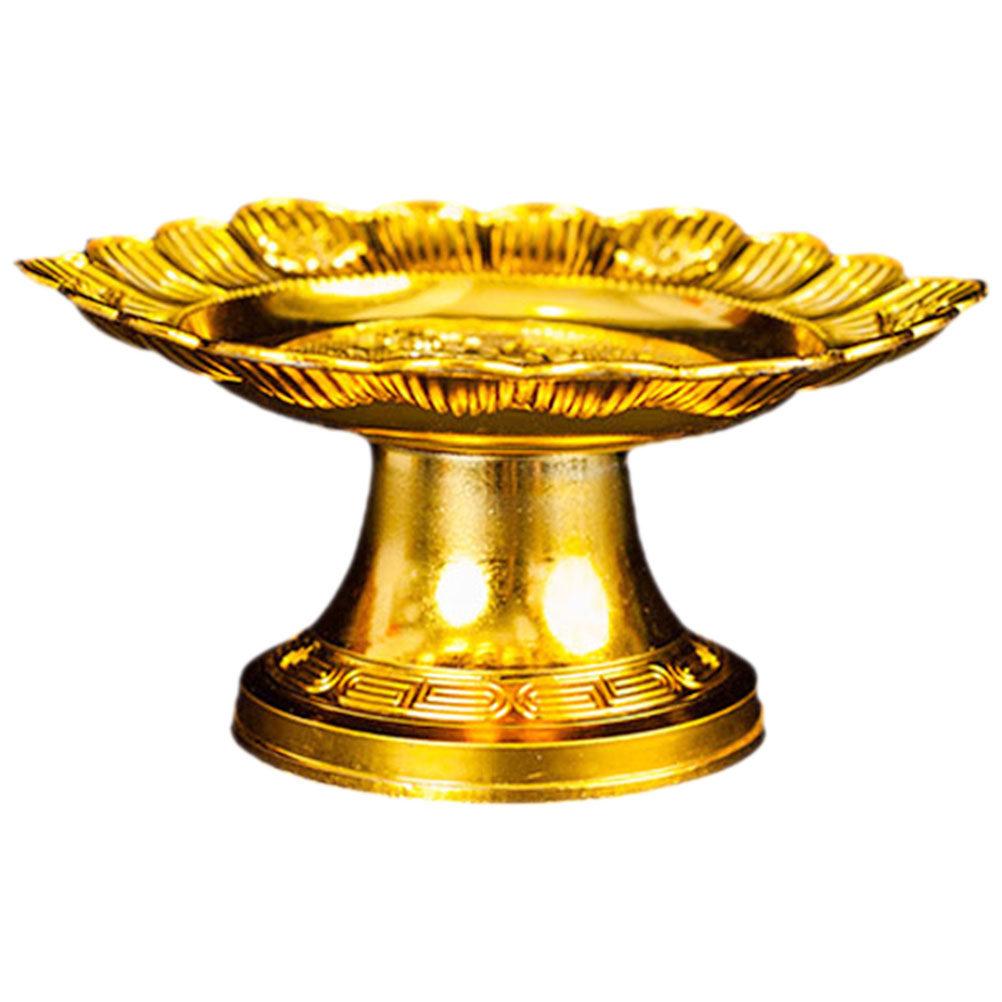 Lot Lotus Offering Plate Plastic Temple Fruit Tray Buddhist Worship Supplies Sacrificial Plate Fruit Tray Temple Offerings, China Mainland