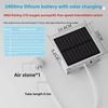 Multifunction ABS Solar Oxygen Pump Five-Speed Solar Powered Oxygen Generator Adjustable Ultra-quiet Oxygen Compressor Aquarium