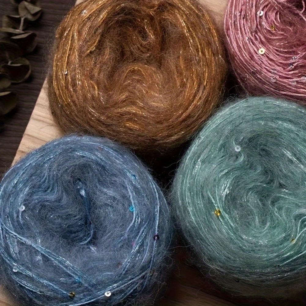 2pcs Soft Warm Yarn for DIY Crocheting and Knitting Sweater and Shawl