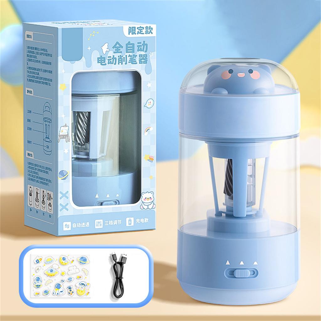 Electric Sharpener Quiet Operation For Homework Energy Saving Automatic Sharpener Wide Mouth Design For Standard Pencil