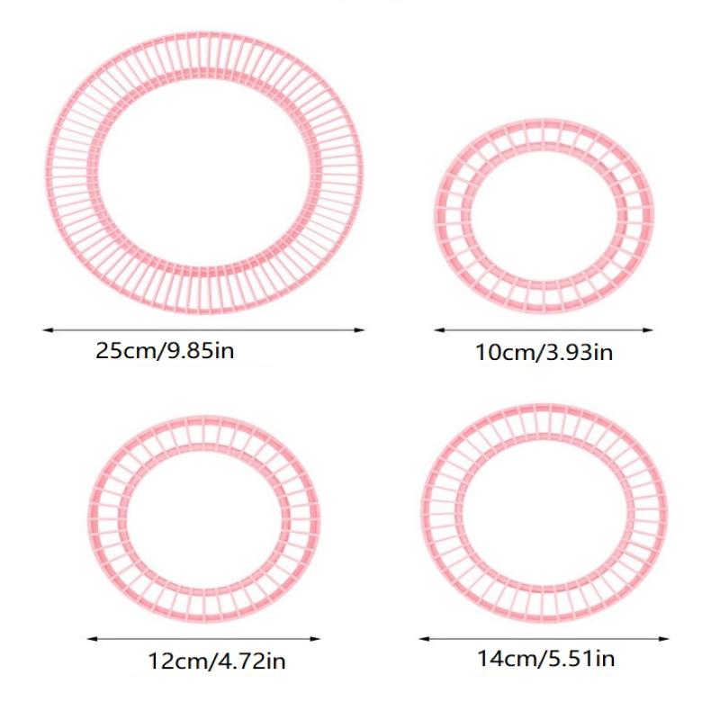 Round Pattern Cookie Cutter Mould Fruit Shape Biscuit Stamp Embosser Steamed Bun Bread Hand Pressed Mold Baking Gadgets