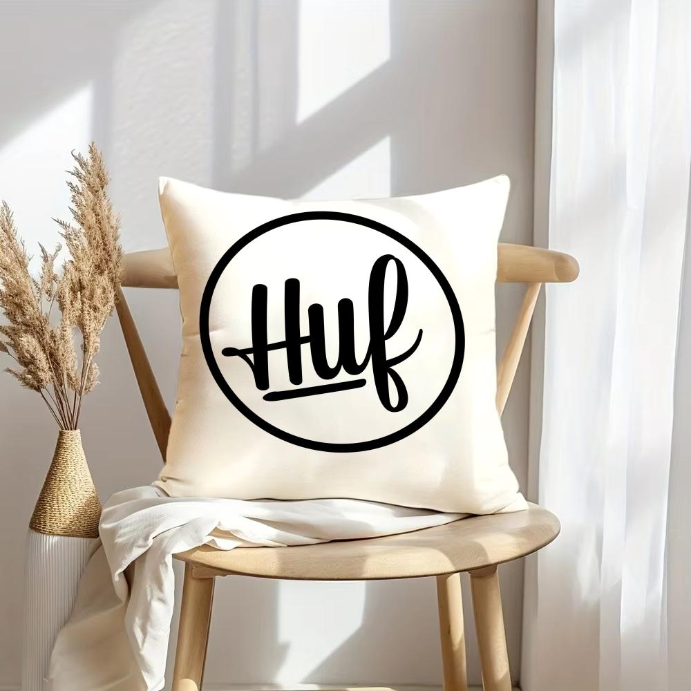 H-Huf Brand Cushion Cover Pillowcase Ultra Soft Skin Friendly Fabric Cloud Like Comfort & Concealed Zipper