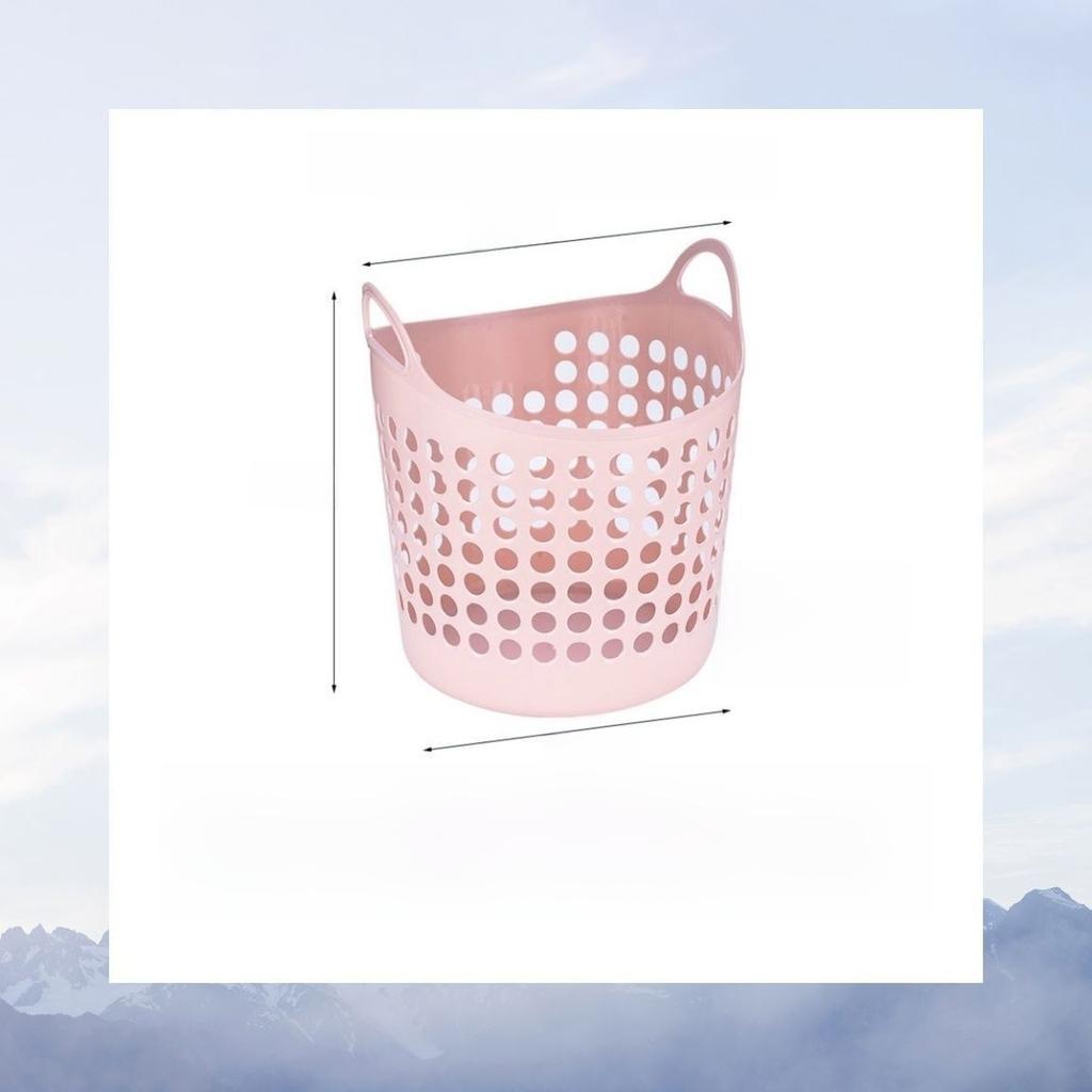 Large Size Bathroom Laundry Basket Plastic Dirty Clothes Storage Basket Toy Organizer Home Use Utility Basket Nordic Style