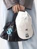 Ships for Women Shoulder Bag, Web Exclusive, Charm Included, Ruffle Drawstring, Women's, 310001280, Black, One Size