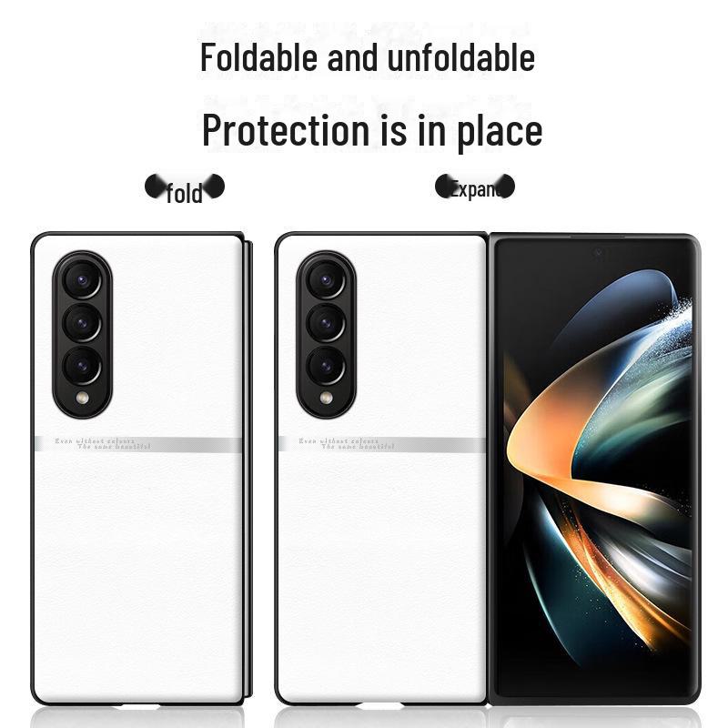 Samsung ZFold4 Liquid Leather Schutzhülle: Sturz- und schmutzabweisend