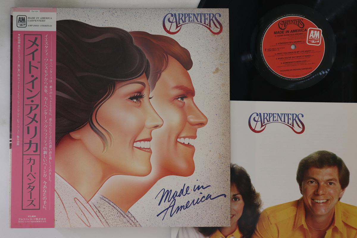 

Виниловая пластинка CARPENTERS - Made In America AMP28031 A&M 1981 Япония Оби Поп Б/У