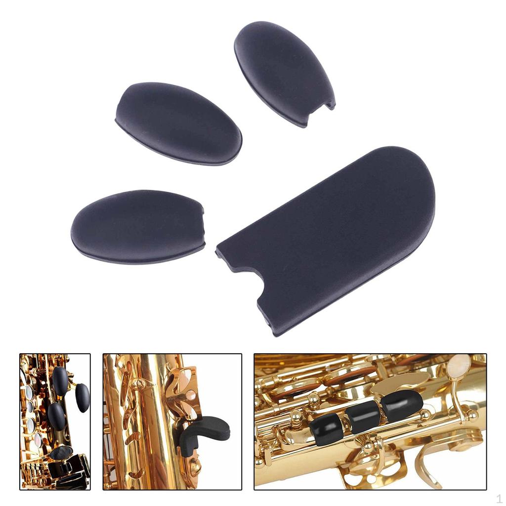 1 Piece Sax Thumb Finger Rest Saxophone Rubber Cushion Accessories Silicone Construction
