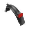 Waterproof Scooter Rear Tire Wheel Mudguard Widened Mud Guard Tail Light for Electric Scooter Parts Easy to Install