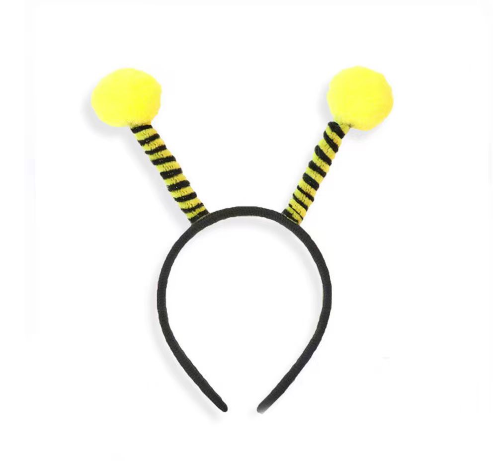 PESENAR Bee Antenna Headband and Sunglasses - Honey Bee Costume for Cosplay - Bumblebee Costume Accessories for Kids and Adults
