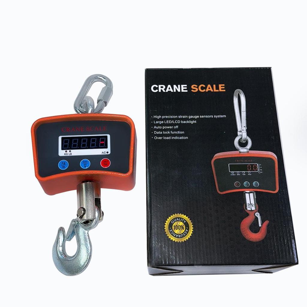 500kg Electronic Crane Scale, Handheld Industrial Hanging Scale, 1 Ton, 3T-5T Capacity, Electronic Crane Hook Scale