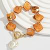 Irregular Shell OT Buckle Bracelet Necklace Female, Seaside Vacation Travel Accessories