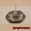 Dual-Use Japanese Ceramic Incense Burner: Club Incense Holder & Backflow Tower Tray