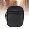 Waist Pack with Shoulder Strap Black Multifunctional Polyester Portable Sling Bag for Outdoor