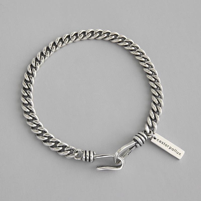 S925 Sterling Silver Korean Style Women's Bracelet - Perfect for Couples and Birthday Gifts