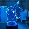 3d Characters Usb Night Light Touch Change Color Seven Colors Lamp Table