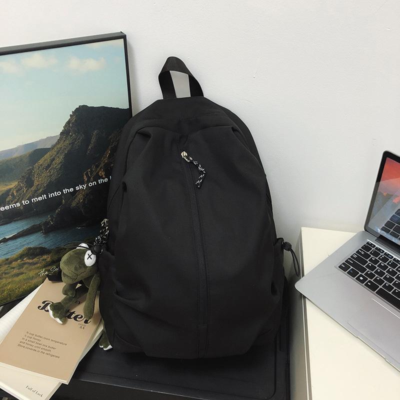 Schoolbag, high school student backpack, men's ins, trendy street style, travel bag, Korean style backpack, female college student's simple backpack