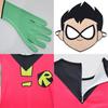 Anime Kostým Robin z Teen Titans pro chlapce Perfektní superhrdinská cosplay kombinéza**
