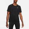 Nike Dri-Fit Rise 365 Ademend En Zacht Bedrukt Hardloop T-shirt met Korte Mouwen Heren Tops Zwart CZ9185-013
