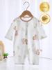 Baby Cotton Romper With Long Sleeves For Newborns Summer Safe Skinfriendly