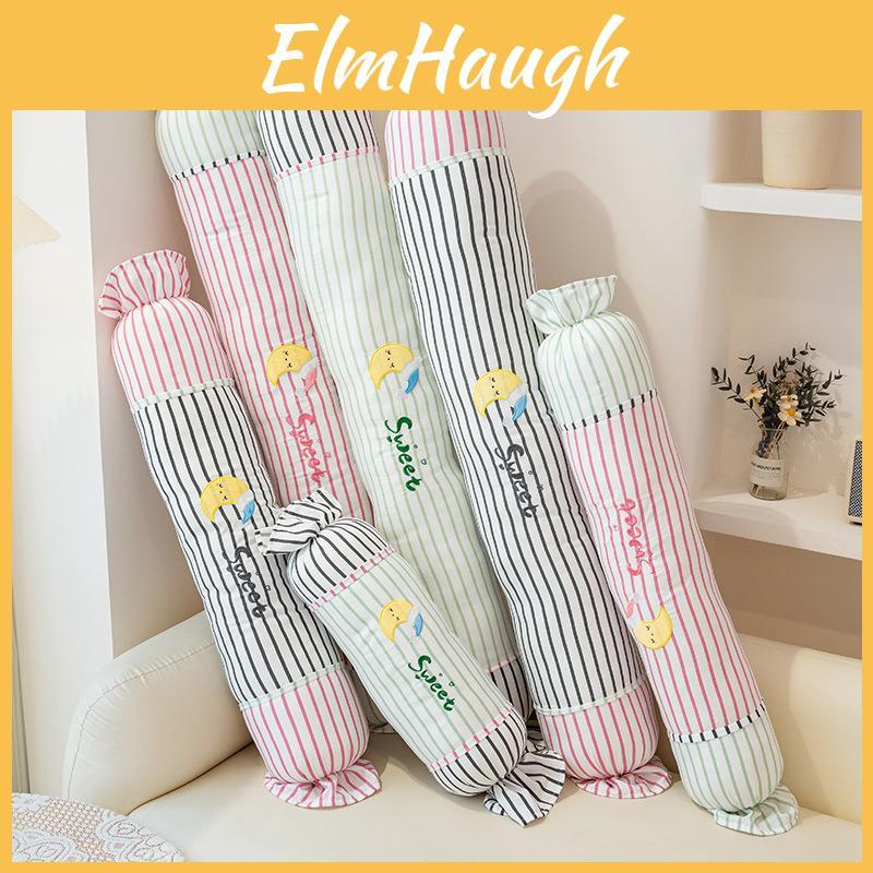 Cartoon Candy Cotton Long Pillow With Removable Cover For Girls And Boys Sleep Comfort