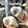 Seal Squishy Toy TPR Soft Gel Cute Realistic Animal Stress Relief Squeeze Toy Decompression Anxiety Relief for Kids Adults