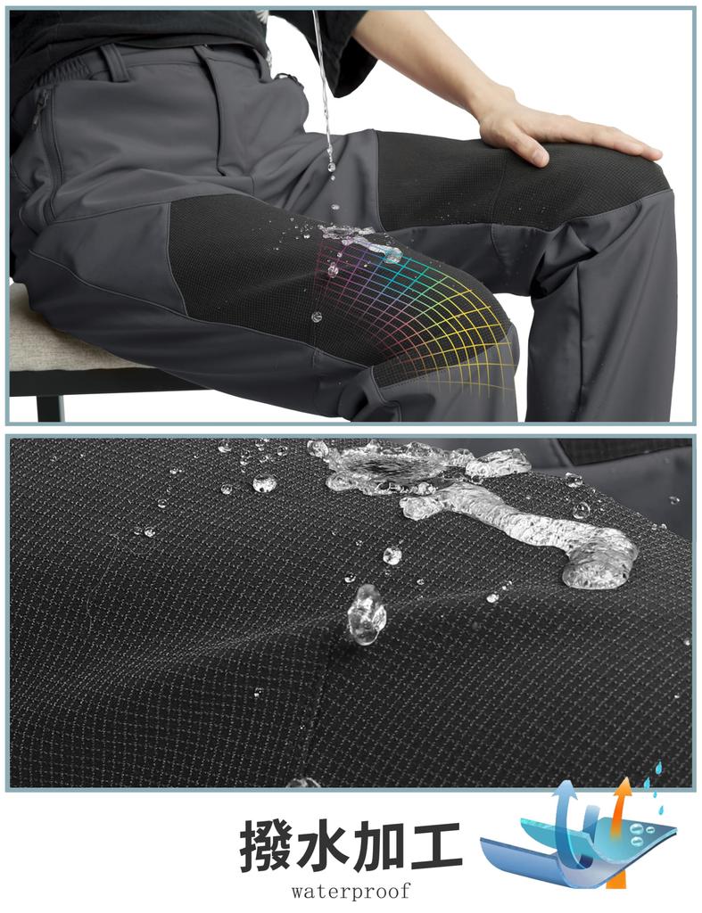 TACVASEN Winter Long Dark Cold Solid Plus Sizes Available Women's Pants, Gray, Trekking, Weather, Warm, Sports, Running, Fishing, Hiking, Jogging,