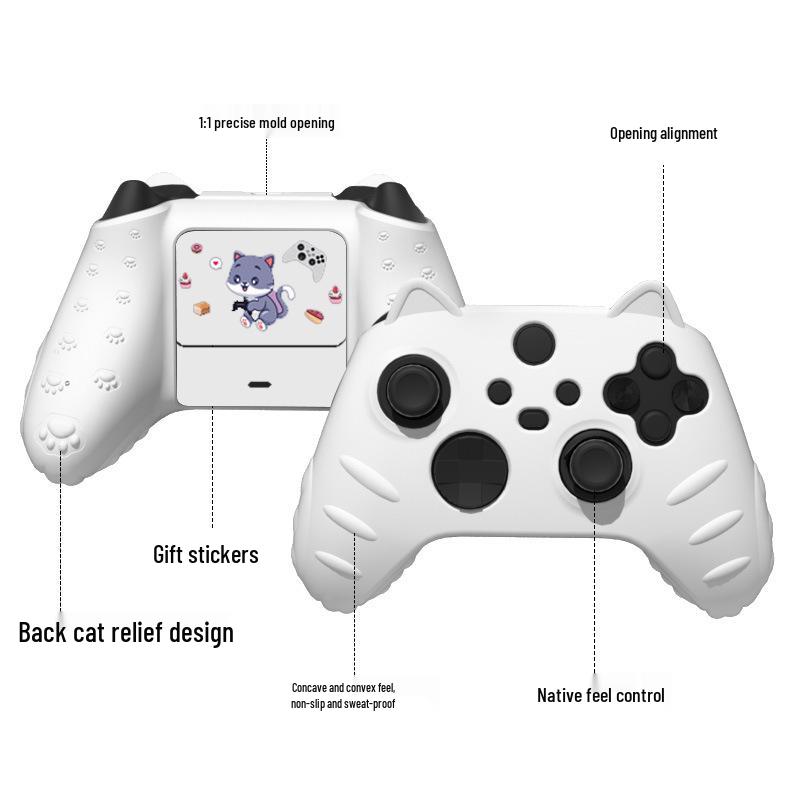 Xbox Series X Silicone Controller Cover with Cat Ears - Full Protection Soft Case