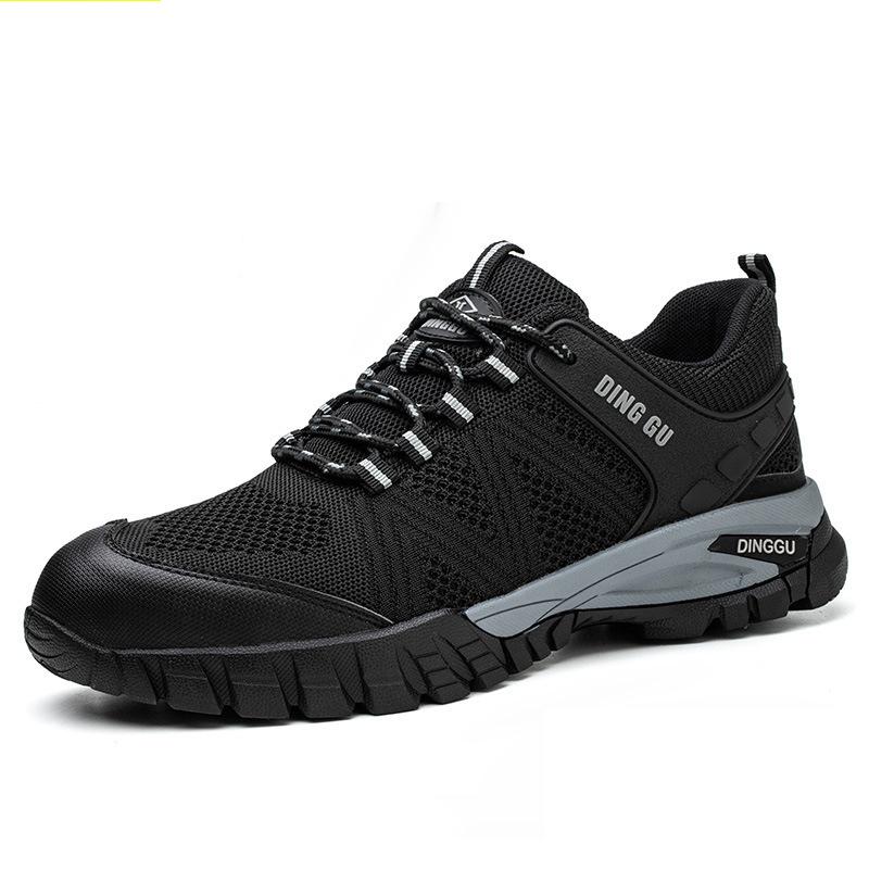 

Oulylan Men S Lightweight Safety Boots Steel Toe Anti-Smash Anti-Puncture Breathable Summer Durable Work Protection Shoes 45