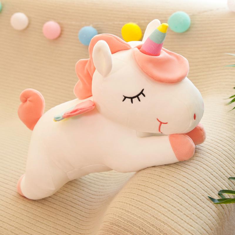 Unicorn doll rainbow angel unicorn plush toy sleeping pillow doll gift