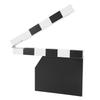 Film Director Clapper Board Density Board Movie Scene Clapboard for Photographic Props Black