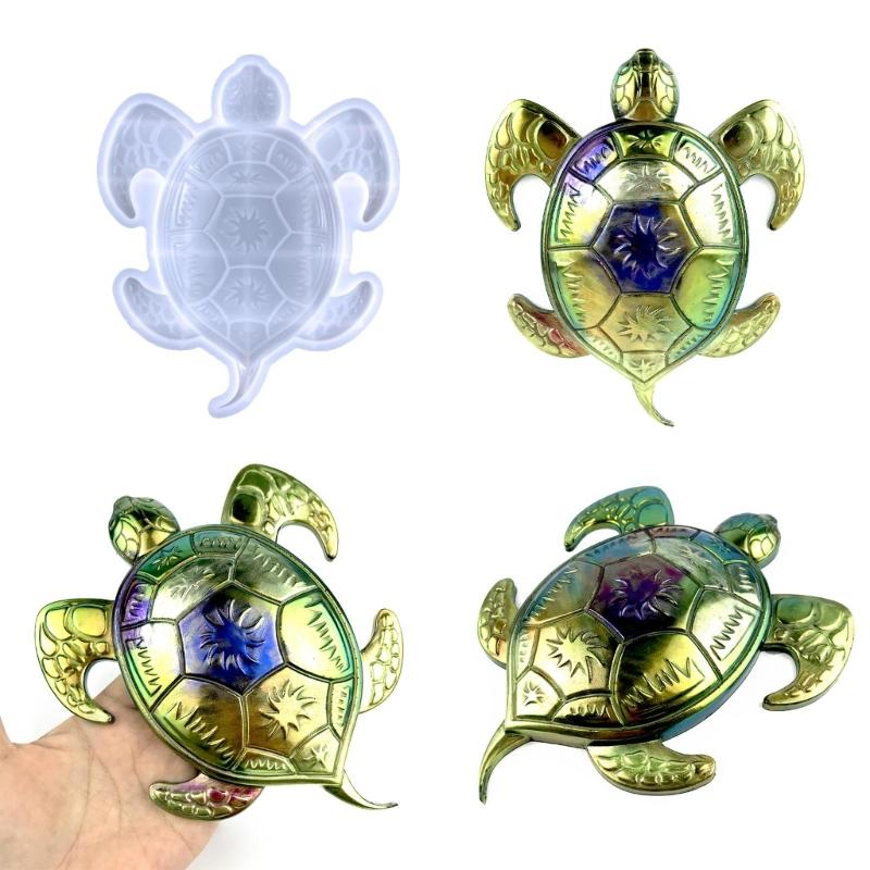 Turtle Epoxy Resin Mold,Animals Silicone Resin Mold Sea Turtle Epoxy Casting Mold for DIY Wall Hangings,Home Decorations