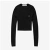 ViVienne Westwood V Neck Knit Embroidery Bear Orb