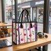 Cherry Print Tote Bag for Women Casual Daily Handbag Large Capacity Reusable Fashion Shopping Shoulder Bag