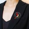 Dripping Bird Wreath Brooch Jacket Accessories Temperament Pin Animal Brooch Accessories