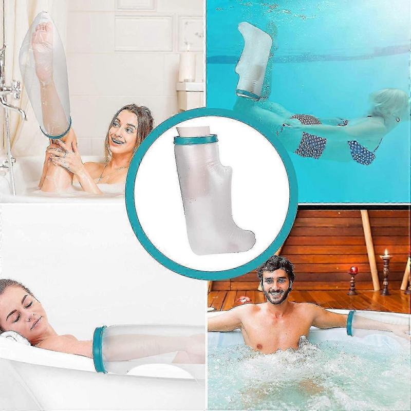 Waterproof Leg Cast Cover For Showering, Reusable Covers For Leg And Foot Surgeries, Cast Covers For Shower Leg, Cast Bag For Shower, Cast Cover For S