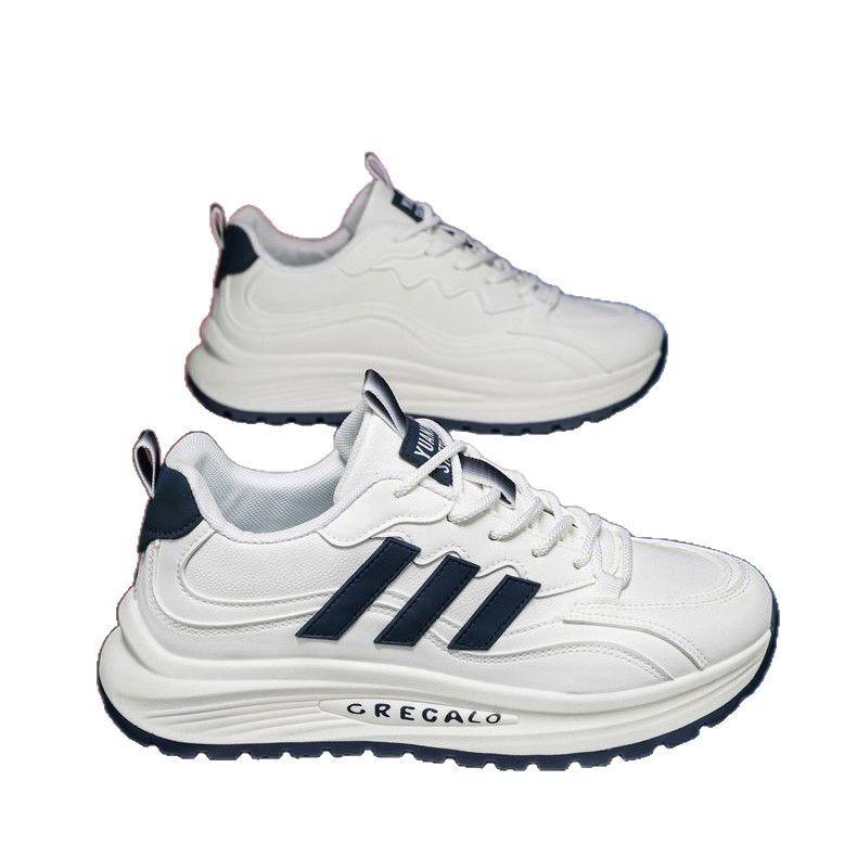 Autumn men's shoes new platform sports shoes versatile simple casual dad shoes breathable light Forrest Gump shoes men