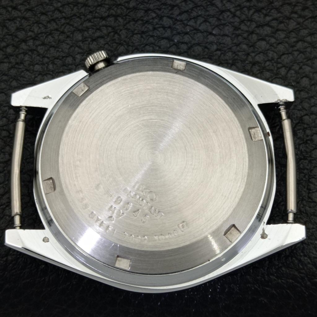 REFURBISHED VINTAGE SEIKO AUTOMATIC JAPAN MENS GREEN DIAL WATCH A433576-2 R117-a433576