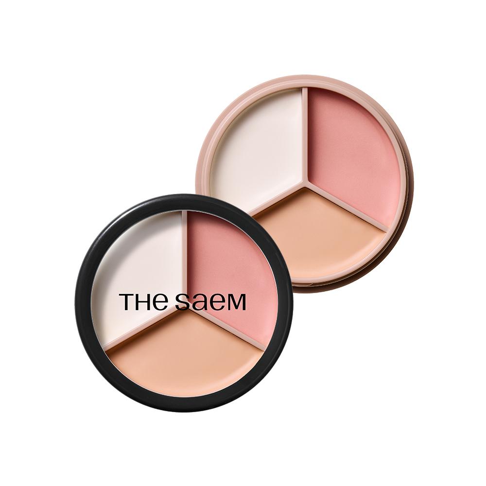 THESAEM Cover Perfection Triple Pot Concealer 7 Colors (Single/Special Offer)