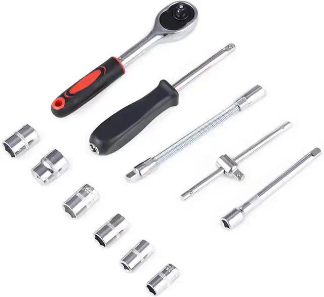 46-Piece Multifunctional Ratchet & Socket Set for Car Repair & Home Use
