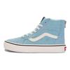 Vans Sk8 Tênis de Skate Infantil Cano Alto Confortável Azul Claro Tênis Infantil VN0005VSBZ3
